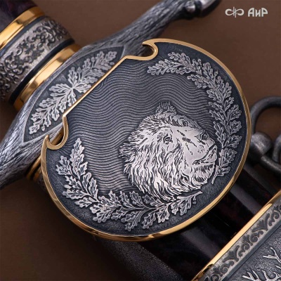 Гарнитур охотничий Медведь, с хиршфангером, Артикул: 39114 - Компания «АиР»