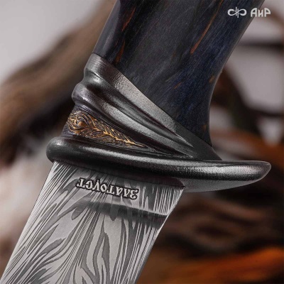 Нож Чернокрылый павлин, авторские ножны, Артикул: 38817 - Компания «АиР»
