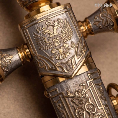 Кортик Адмиральский, цельнометаллические ножны, Артикул: 38714 - Компания «АиР»