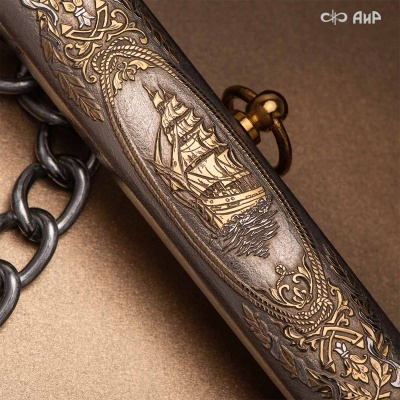 Кортик Адмиральский, цельнометаллические ножны, Артикул: 38714 - Компания «АиР»