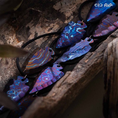  Подвеска Каменный век, титановый дамаск ЗлаТи (ZlaTi), Артикул: AF0000022688 - Компания «АиР»