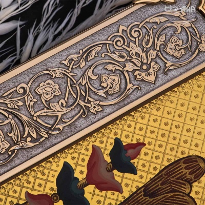 Икона Божией Матери Всецарица (Пантанасса) в окладе и киоте, Артикул: 39149 - Компания «АиР»