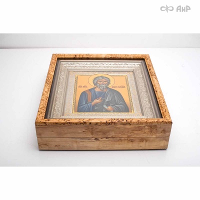 Икона в окладе и киоте Святой апостол Андрей Первозванный, Артикул: 39157 - Компания «АиР»