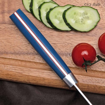 Сантоку ЦМ (микарта ярко-синий холст с красной подложкой) - Компания «АиР»