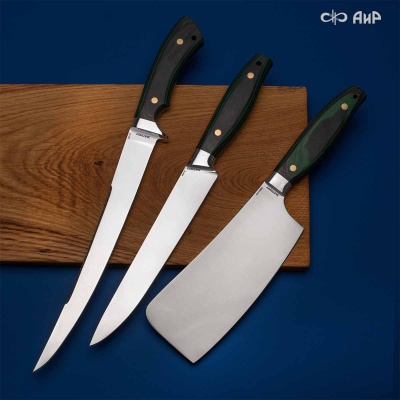 Набор Таймень (микарта, G10 черно-зеленый) - Компания «АиР»