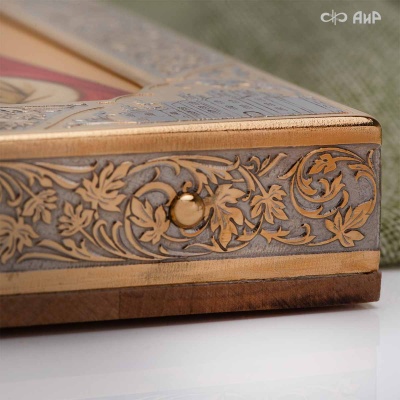 Икона в окладе Святитель Николай Чудотворец, Артикул: 39139 - Компания «АиР»