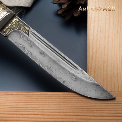 Нож Финка Лаппи с сюжетом Красота Севера, Артикул: 37318 - Компания «АиР»