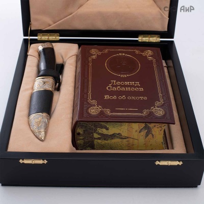  Набор с ножом Все об охоте, Артикул: 38909 - Компания «АиР»