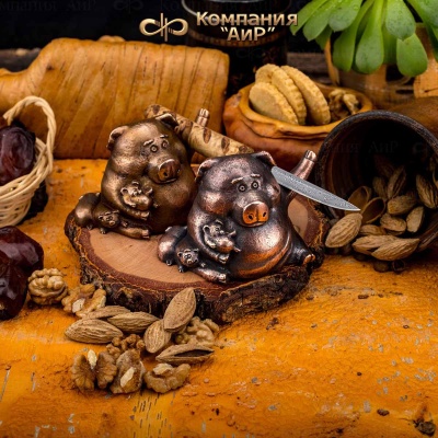  Композиция Шура Богемова с багетом, дамасская сталь ZDI-1016 - Компания «АиР»