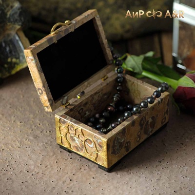 Шкатулка из риолита Экзюпери, Артикул: 37562 - Компания «АиР»