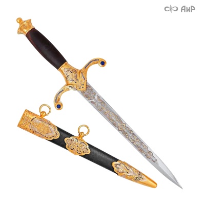 Кортик Офицерский с цирконами и шпинелью, Артикул: 0785   - Компания «АиР»