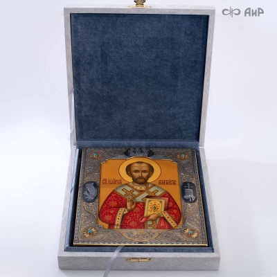 Икона в окладе Святитель Иоанн Златоуст, Артикул: 39327 - Компания «АиР»
