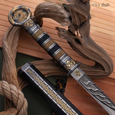 Меч корейский Божественный дракон с жемчужиной, Артикул: 39160 - Компания «АиР»