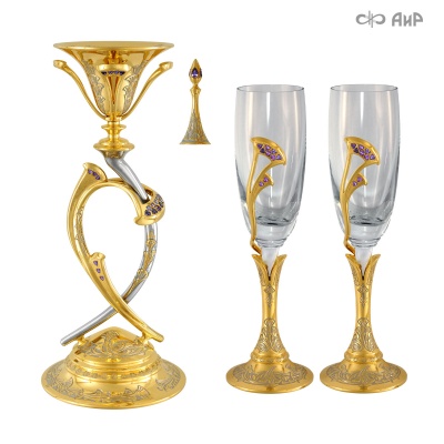 Набор для шампанского Первоцвет, Артикул: 19348 - Компания «АиР»