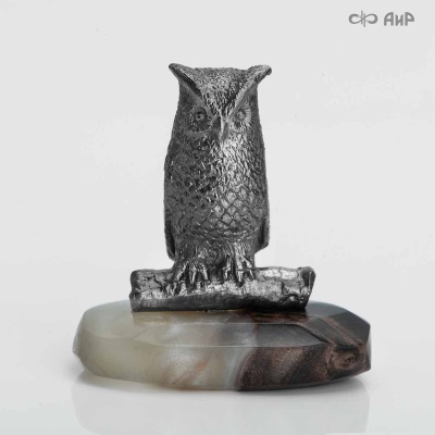 Сувенир Сова на подставке, Артикул: AF0000023964 - Компания «АиР»