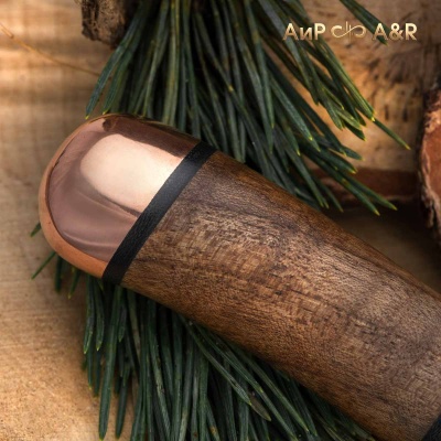 Шашлычный малый (ореховый кап, медь, стоунвош) - Компания «АиР»