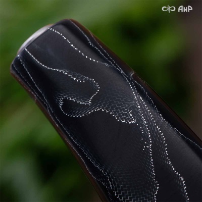 Набор Поварской-3 (композит с алюминиевой микросеткой волны, черный) дамасская сталь ZDI-1016 - Компания «АиР»