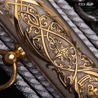 Кортик Адмиральский, цельнометаллические ножны, Артикул: 38560 - Компания «АиР»