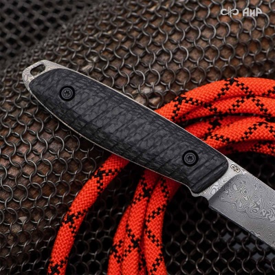 Жулан-Т (карбон черный) дамасская сталь ZDI-1016 - Компания «АиР»