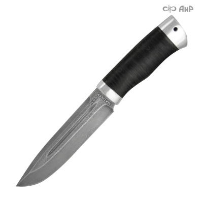 Селигер (кожа) дамасская сталь ZDI-1016 - Компания «АиР»