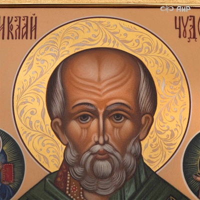 Икона в окладе Святитель Николай Чудотворец, Артикул: 38816 - Компания «АиР»