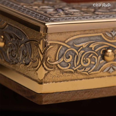  Икона в окладе Святой великомученик Георгий Победоносец, Артикул: 39177 - Компания «АиР»