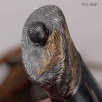 Нож Чернокрылый павлин, авторские ножны, Артикул: 38817 - Компания «АиР»