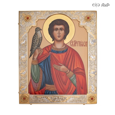  Икона в окладе Святой Мученик Трифон, Артикул: 39140 - Компания «АиР»