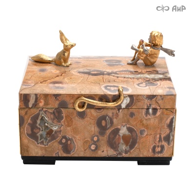 Шкатулка из риолита Экзюпери, Артикул: 37562 - Компания «АиР»