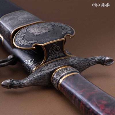 Гарнитур охотничий Медведь, с хиршфангером, Артикул: 39114 - Компания «АиР»