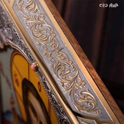 Икона в окладе Господь Вседержитель, Артикул: 39081 - Компания «АиР»