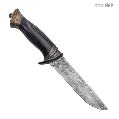 Нож Чернокрылый павлин, авторские ножны, Артикул: 38817 - Компания «АиР»