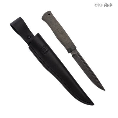 Финка Вача Лайт (текстолит, пескоструйная обработка рукояти, отверстие под темляк, стоунвош) - Компания «АиР»