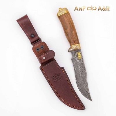 Нож Клычок-1 с сюжетом Кабан, Артикул: 36746 - Компания «АиР»