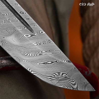 Нож Бекас с сюжетом Zа победу, цельнометаллические ножны, Артикул: 38953 - Компания «АиР»