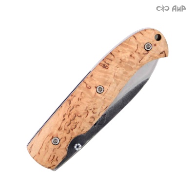 Нож складной Цитадель (CITADEL), карельская береза, кованая сталь - Компания «АиР»