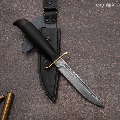 Финка-2 Вача (граб) дамасская сталь ZDI-1016 - Компания «АиР»