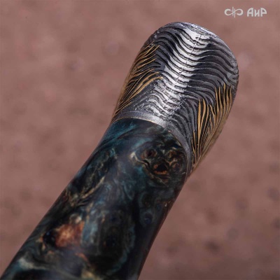 Нож Чернокрылый павлин, авторские ножны, Артикул: 39239 - Компания «АиР»