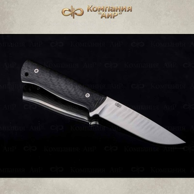 Стриж (карбон черный) дамасская сталь ZDI-1016, узор твист - Компания «АиР»