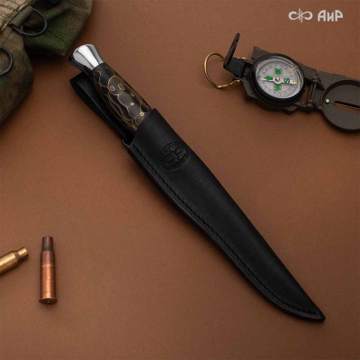 Финка-3 (композит с латунной микросеткой соты черный) - Компания «АиР»