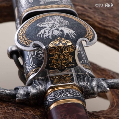 Гарнитур охотничий Великаны леса, с хиршфангером, Артикул: 39207 - Компания «АиР»