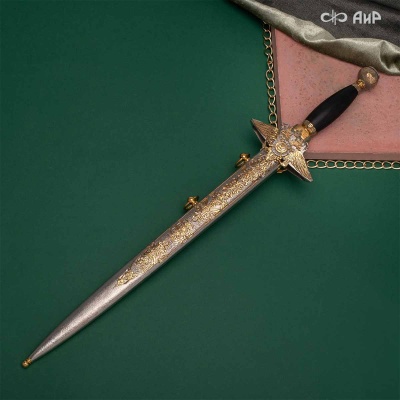 Кортик Генеральский, цельнометаллические ножны, Артикул: 39176 - Компания «АиР»