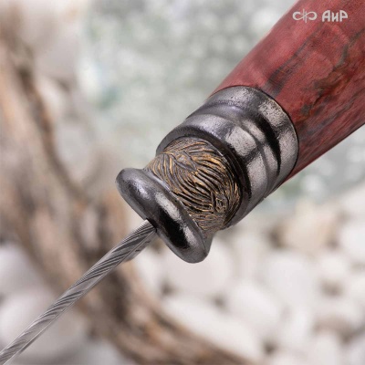 Нож Чернокрылый павлин, авторские ножны, Артикул: 38819 - Компания «АиР»