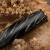 Пескарь (композит растительные волокна черный) дамасская сталь ZDI-1016 - Компания «АиР»