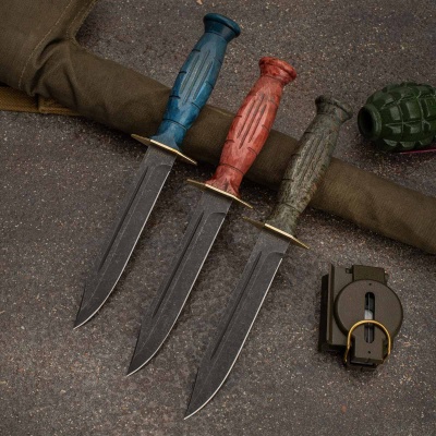 НР-43 Вишня (стабилизированная карельская береза зеленая, латунь, дол, стоунвош) - Компания «АиР»