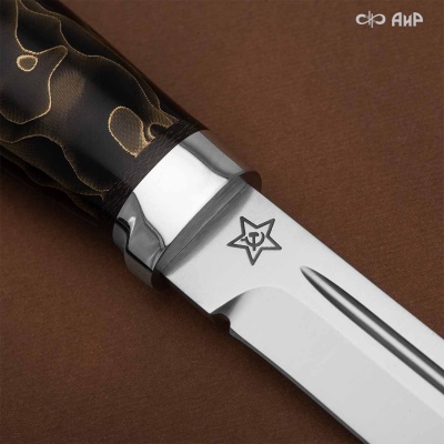 Финка-3 (композит с латунной микросеткой соты черный) - Компания «АиР»