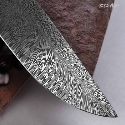 Нож Чернокрылый павлин, авторские ножны, Артикул: 39239 - Компания «АиР»