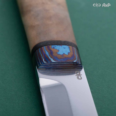 Засапожный-2 (березовый кап, гарда и ввертыш ЗлаТи (ZlaTi) - Компания «АиР»